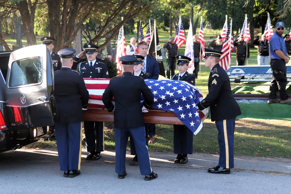 Honoring a Hero: Army private killed in action in 1945 returns home to Wisconsin