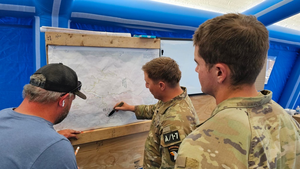 Screaming Eagles work alongside citizens in Hurricane Helene relief