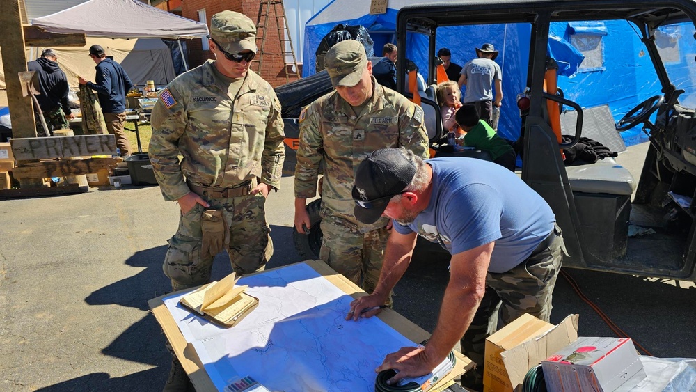 Screaming Eagles work alongside citizen in Hurricane Helene relief