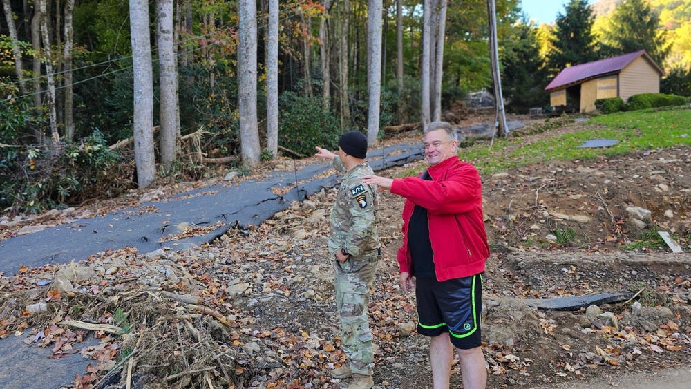 Staff Sgt. Ben Zona connects with isolated citizens