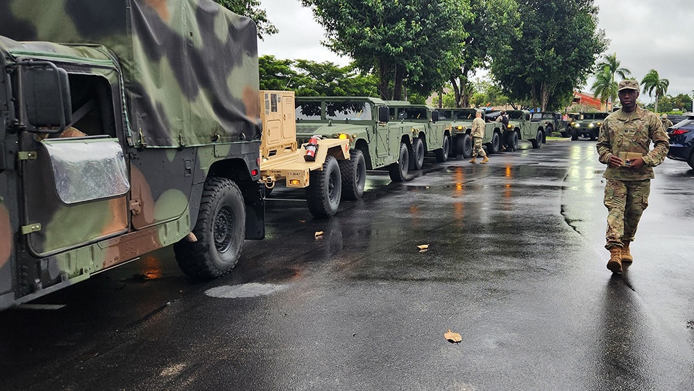 146th Expeditionary Signal Battalion convoys to Sanibel and Captiva Islands after Hurricane Milton