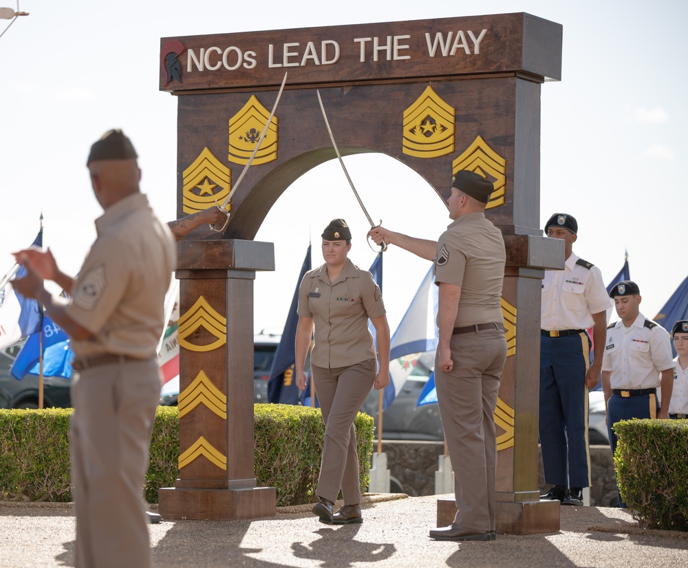 Tripler Army Medical Center NCO Induction Ceremony