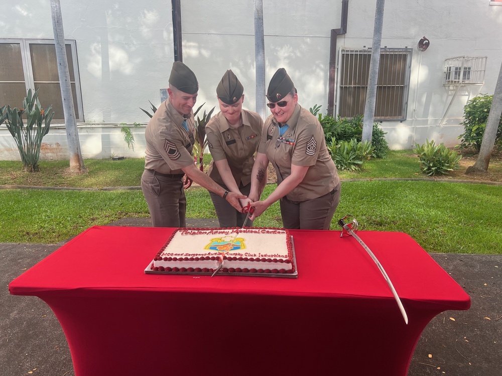 Tripler Army Medical Center NCO Induction Ceremony