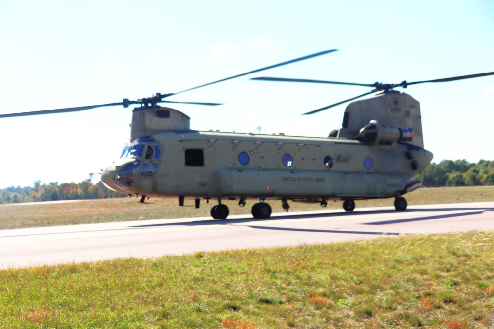 9B sling-load training operations at Fort McCoy