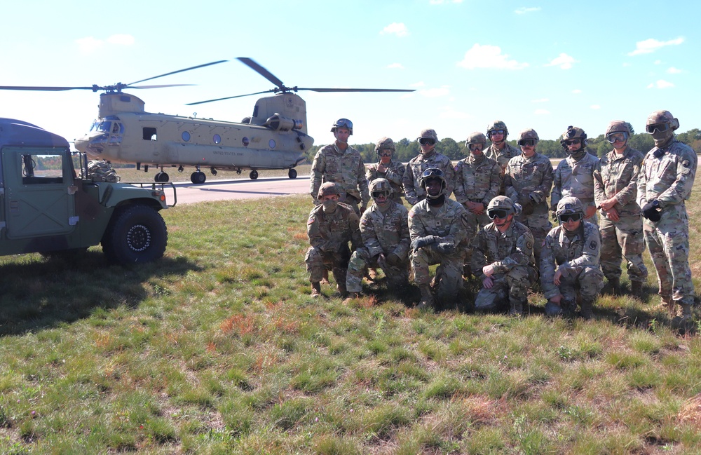 9B sling-load training operations at Fort McCoy