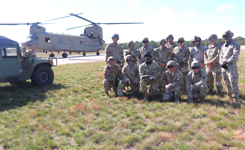 89B sling-load training operations at Fort McCoy