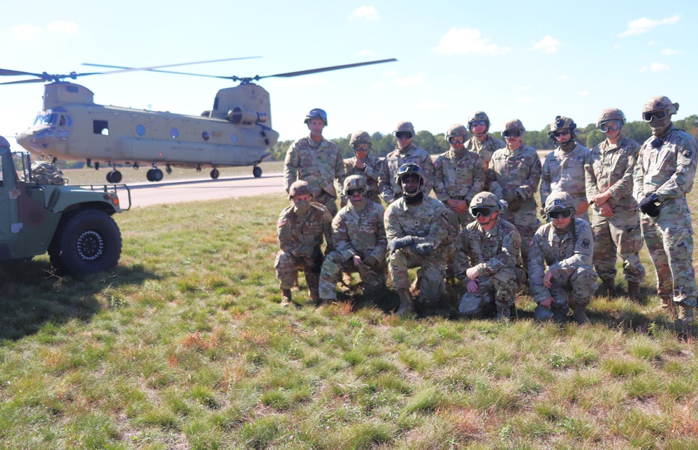 89B sling-load training operations at Fort McCoy