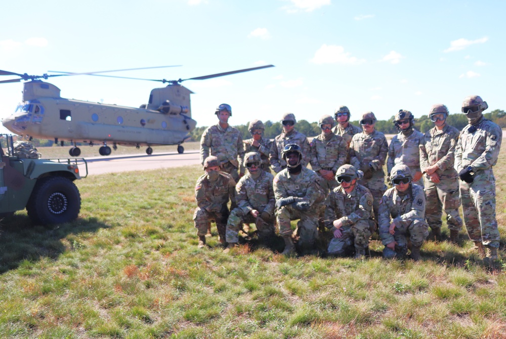 89B sling-load training operations at Fort McCoy