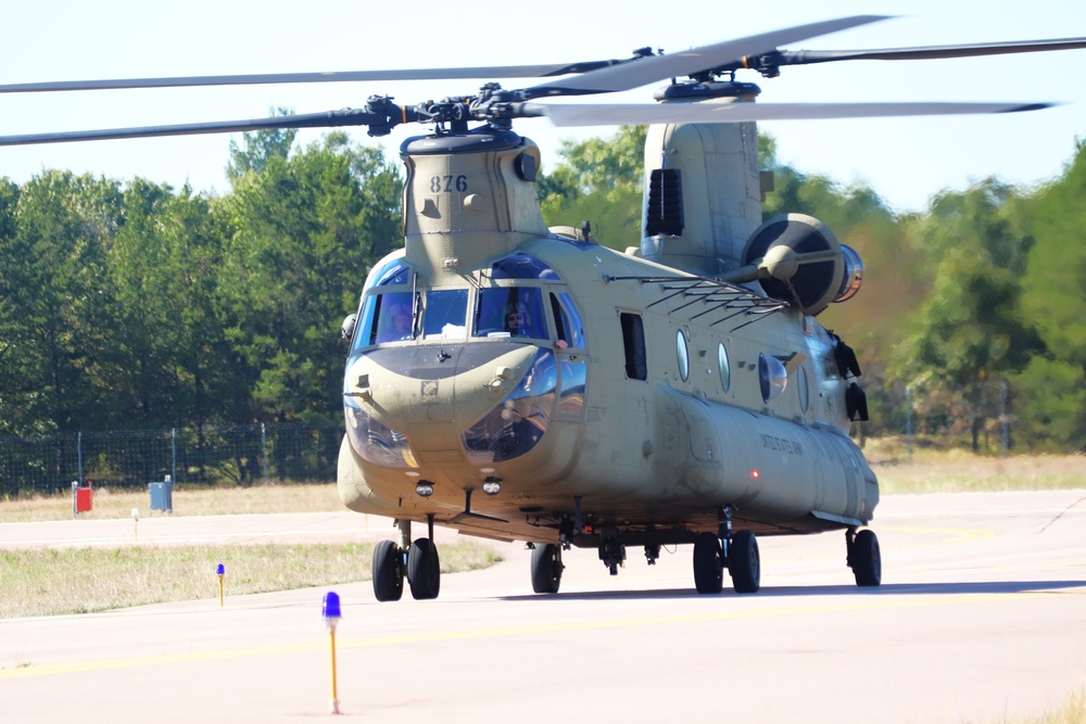 89B sling-load training operations at Fort McCoy