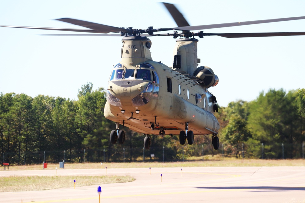 89B sling-load training operations at Fort McCoy