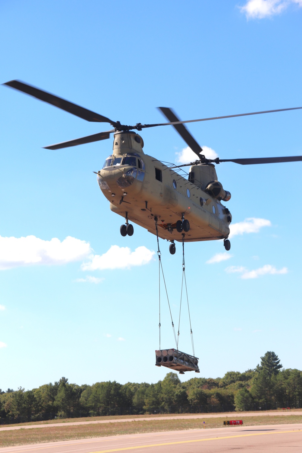 89B sling-load training operations at Fort McCoy