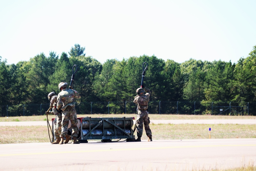 89B sling-load training operations at Fort McCoy