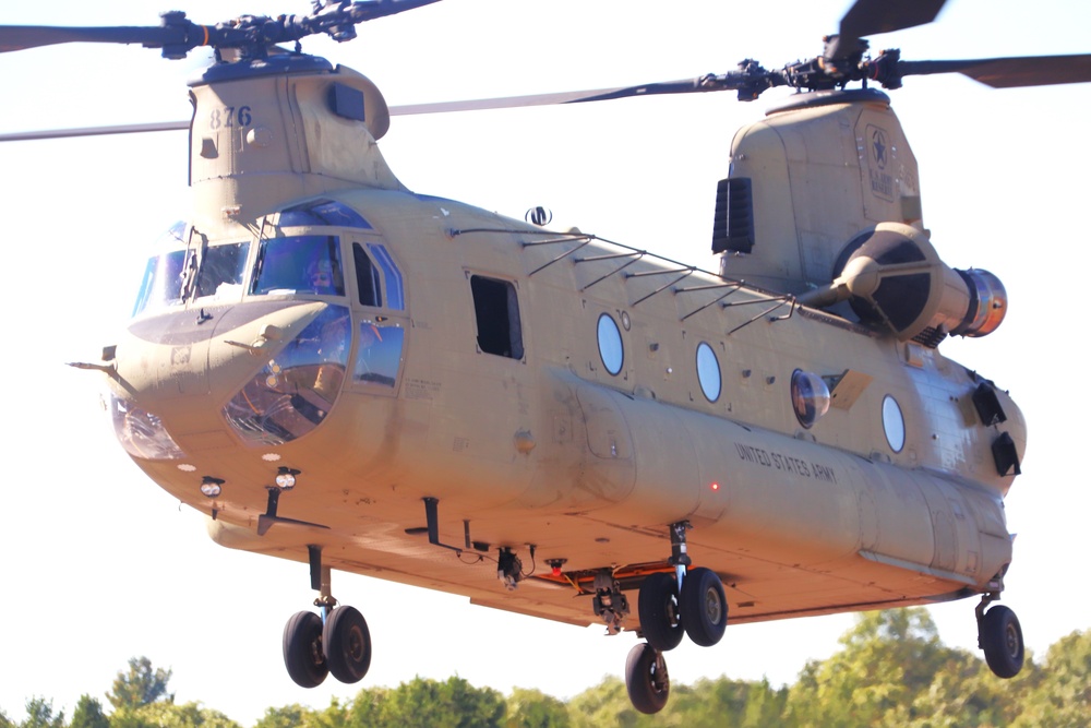 89B sling-load training operations at Fort McCoy