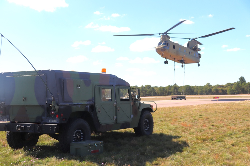 89B sling-load training operations at Fort McCoy