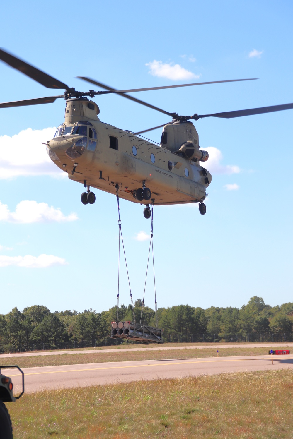 89B sling-load training operations at Fort McCoy