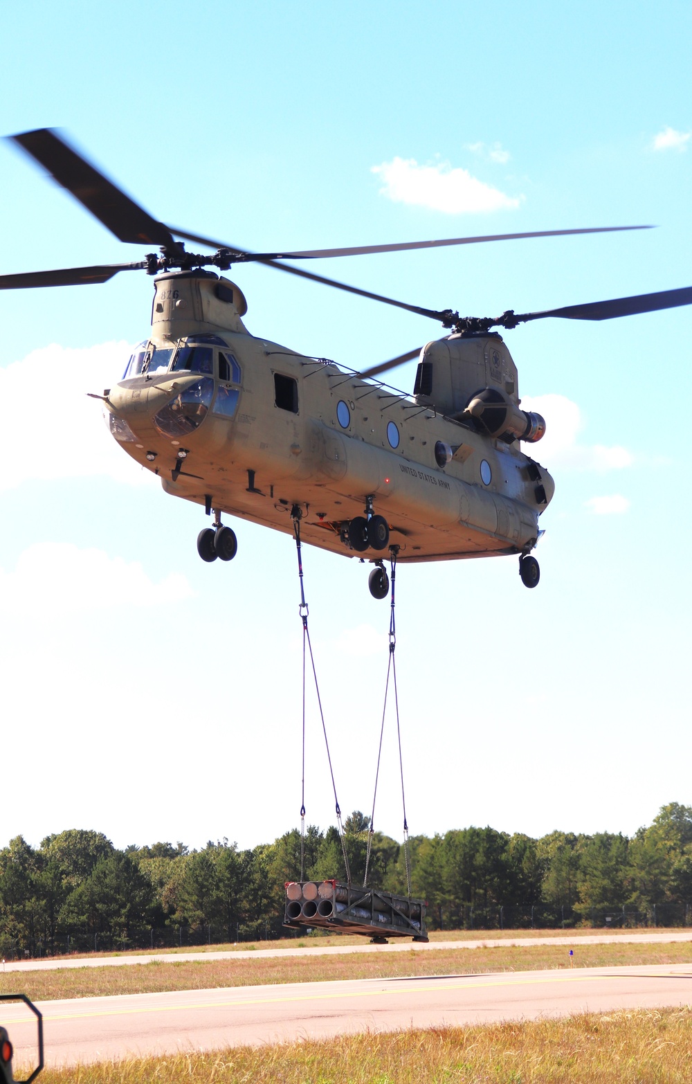 89B sling-load training operations at Fort McCoy