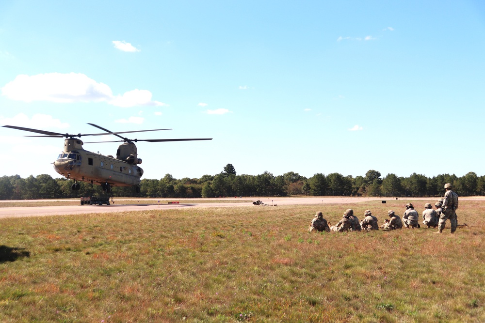 89B sling-load training operations at Fort McCoy