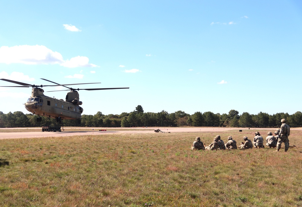 89B sling-load training operations at Fort McCoy