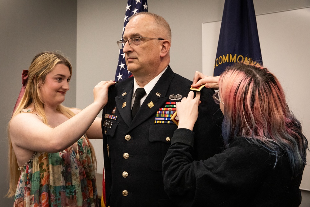 Jones promoted to colonel