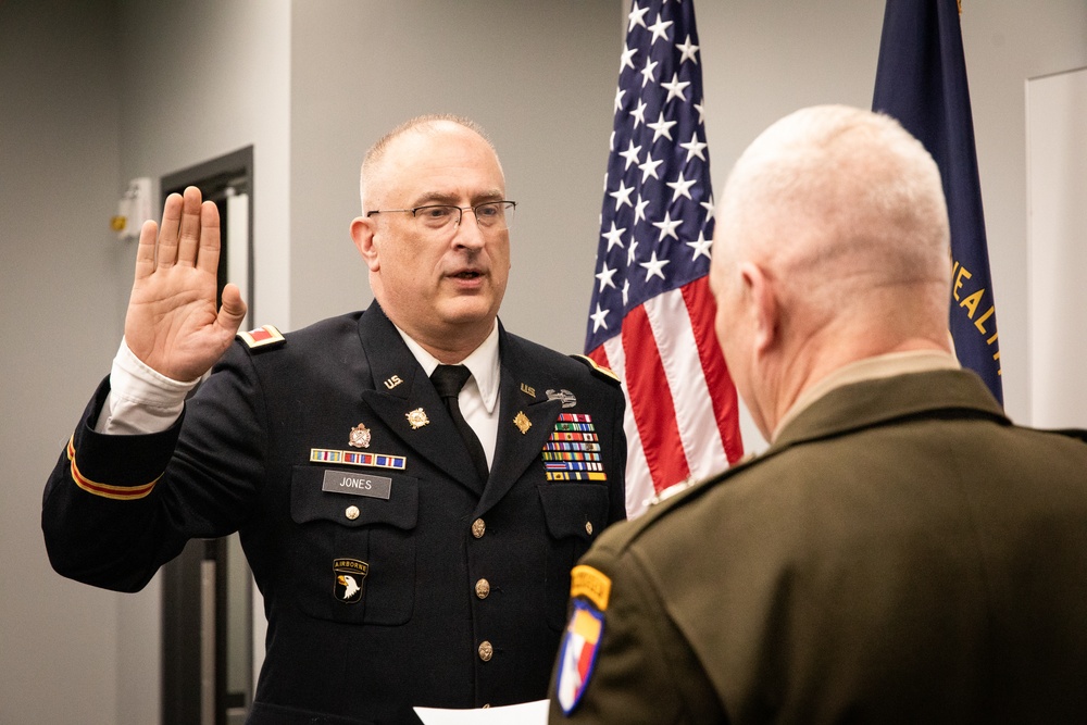 Jones promoted to colonel