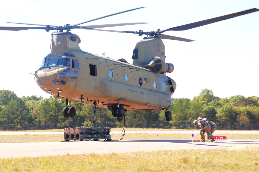 89B sling-load training operations at Fort McCoy