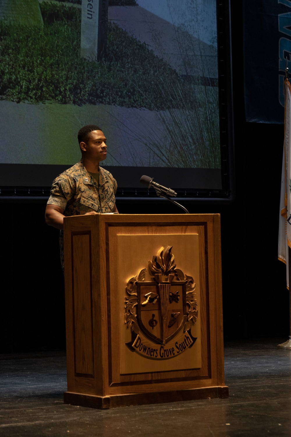 USMC Recruiting Station Chicago: Operations Officer Capt. Romaro Lamar Promotion