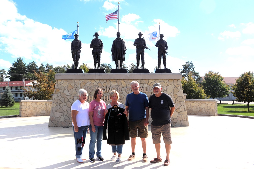 Family of fallen World War II Soldier visits Fort McCoy Commemorative Area