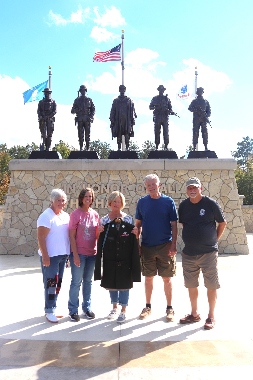 Family of fallen World War II Soldier visits Fort McCoy Commemorative Area