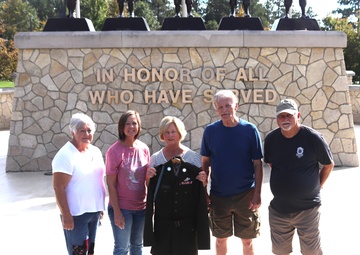 Family of fallen World War II Soldier visits Fort McCoy Commemorative Area