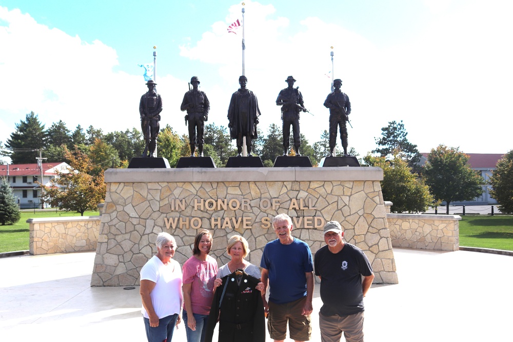 Family of fallen World War II Soldier visits Fort McCoy Commemorative Area