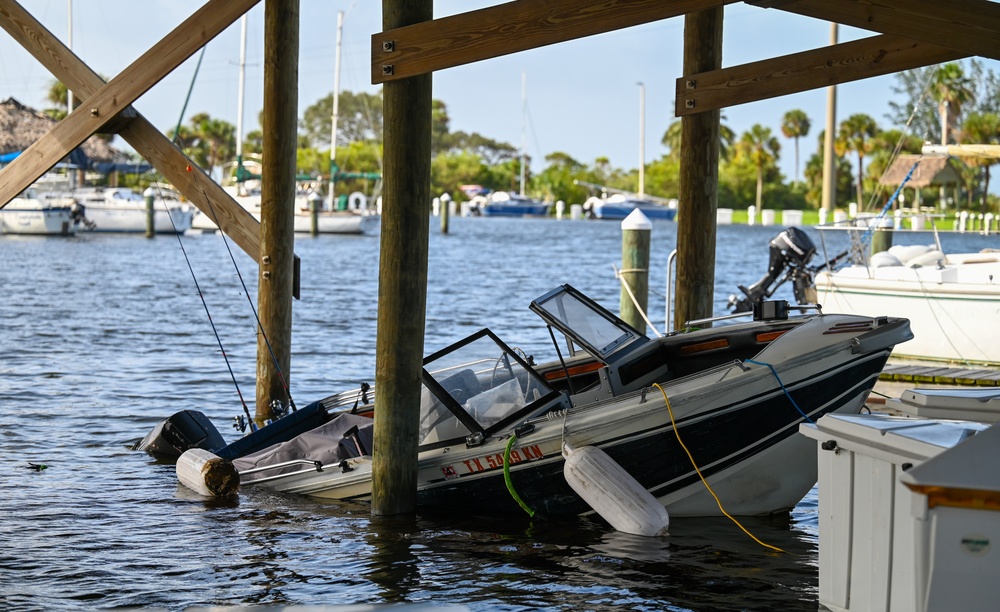 Hurricane Milton sweeps Patrick Space Force Base at Category 1 strength