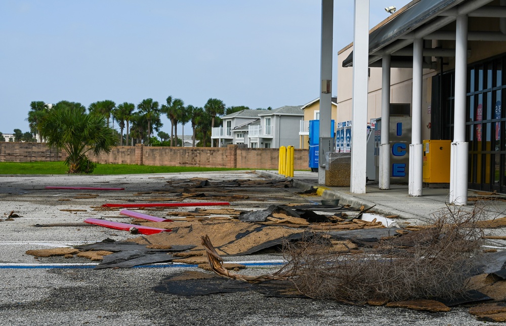 Hurricane Milton sweeps Patrick Space Force Base at Category 1 strength