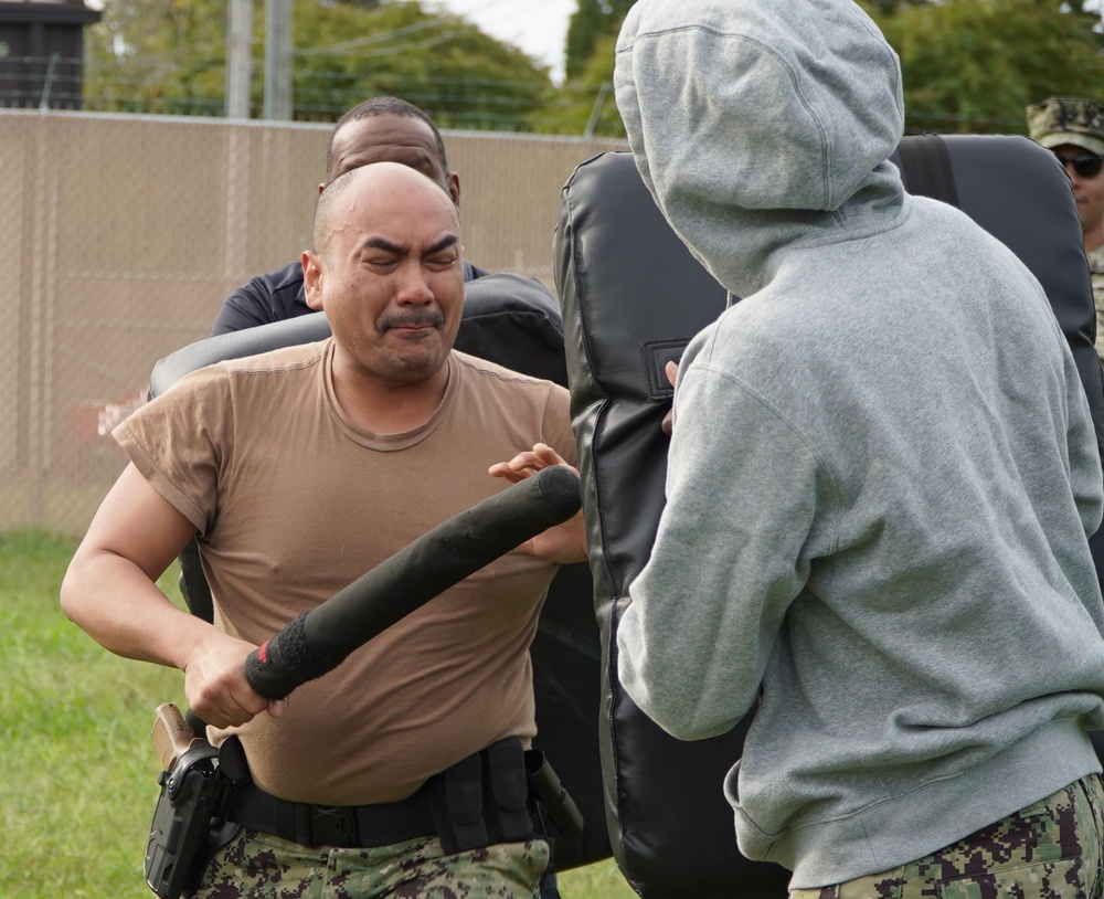 Auxiliary Security Force training onboard Naval Weapons Station Yorktown