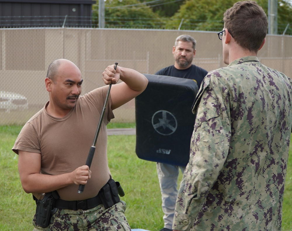 Auxiliary Security Force training onboard Naval Weapons Station Yorktown