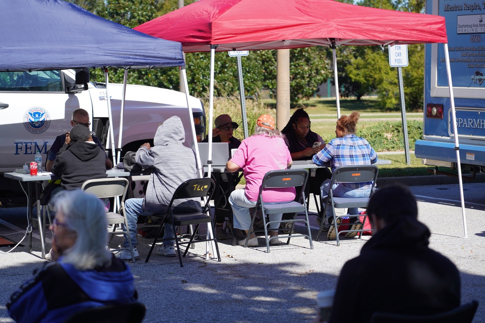 FEMA Participates in &quot;Team South Carolina County Days&quot; Providing Assistance to Those Affected by Hurricane Helene