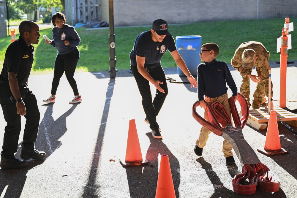 Fire safety fun at JBA's Mini Muster