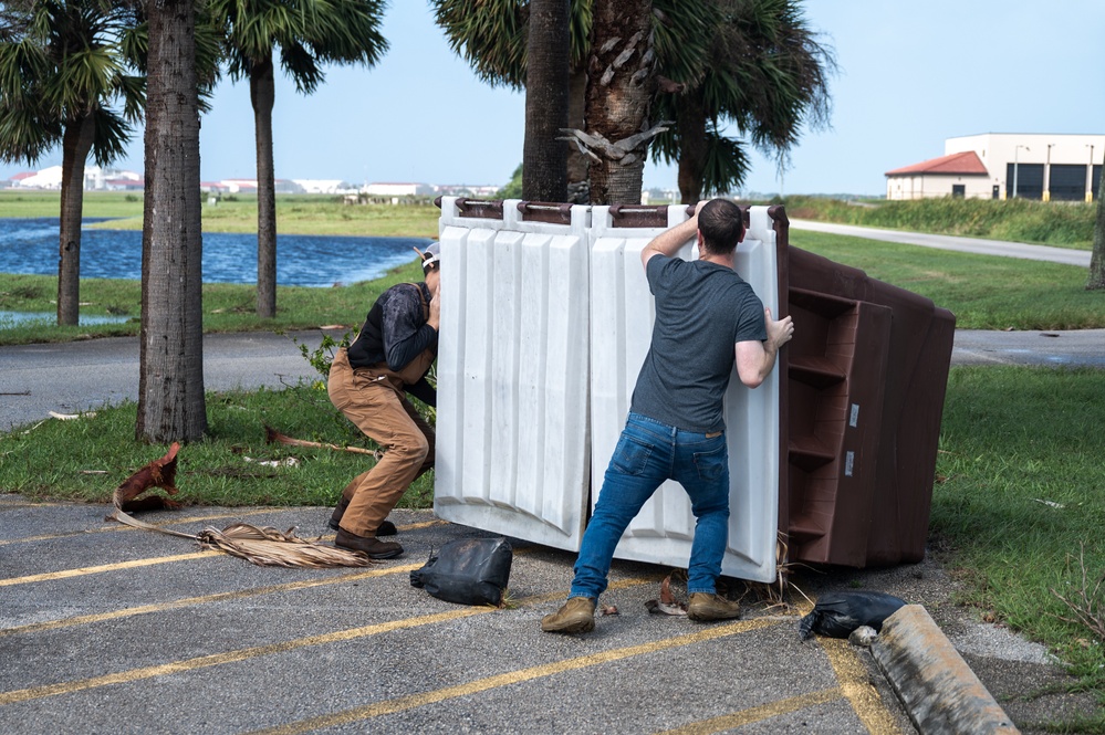 Hurricane Milton sweeps Patrick Space Force Base at Category 1 strength