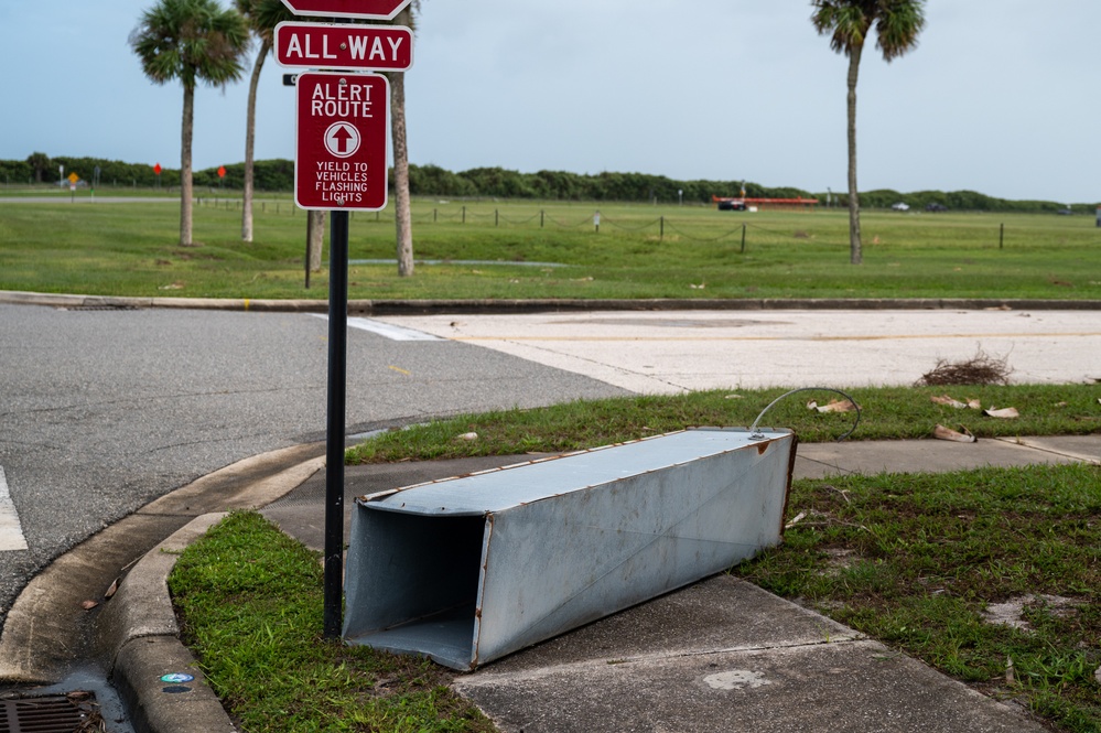 Hurricane Milton sweeps Patrick Space Force Base at Category 1 strength