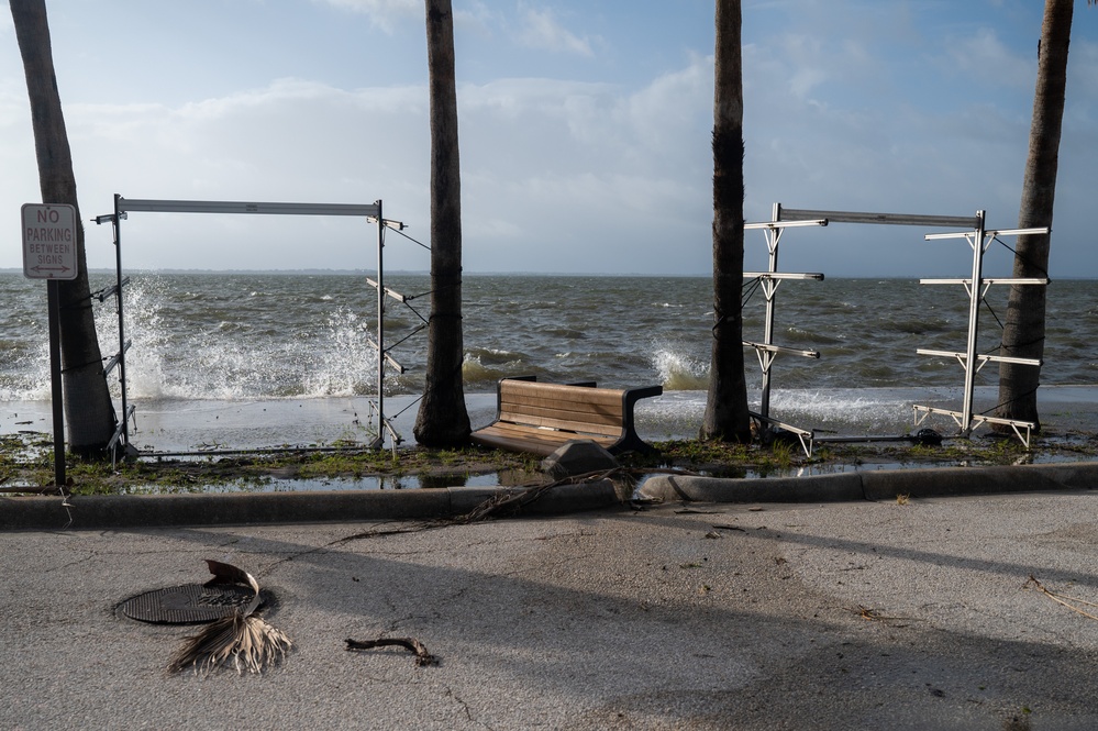 Hurricane Milton sweeps Patrick Space Force Base at Category 1 strength