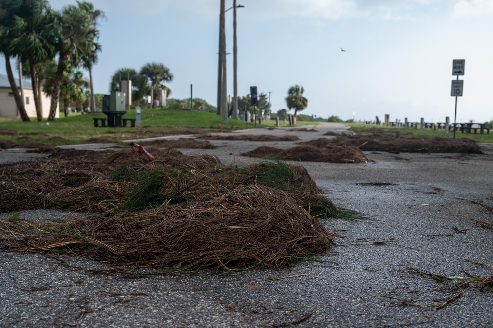 Hurricane Milton sweeps Patrick Space Force Base at Category 1 strength