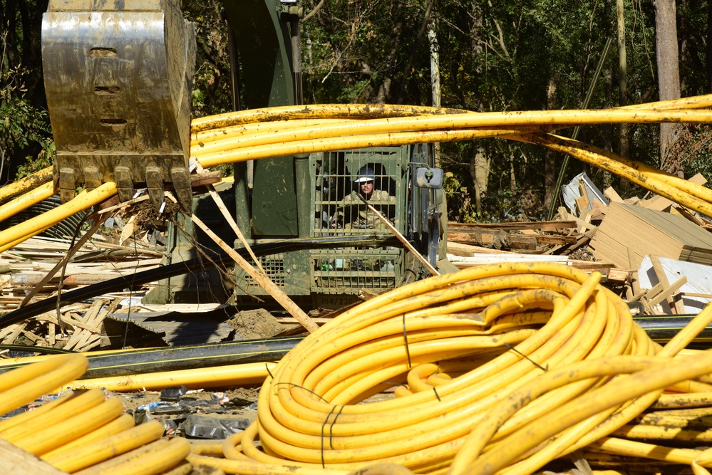 USACE supports debris operations in Unicoi County, Tennessee