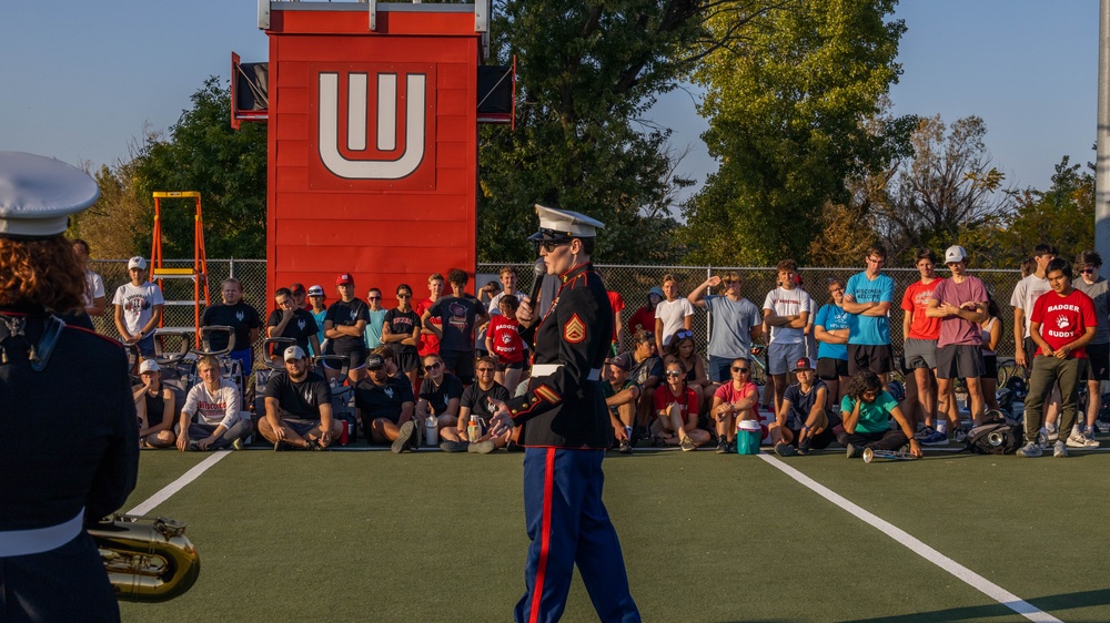 Marine Forces Reserve Band Tours Wisconsin - UW Madison