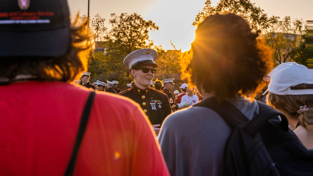 Marine Forces Reserve Band Tours Wisconsin - UW Madison