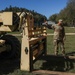 135th Forward Sustainment Support Company, 3-27 Field Artillery Regiment unload supplies in Marion, North Carolina