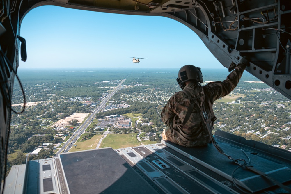 FLARNG Soldiers with 1-111th GSAB Conducted SAR Operations During Hurricane Milton