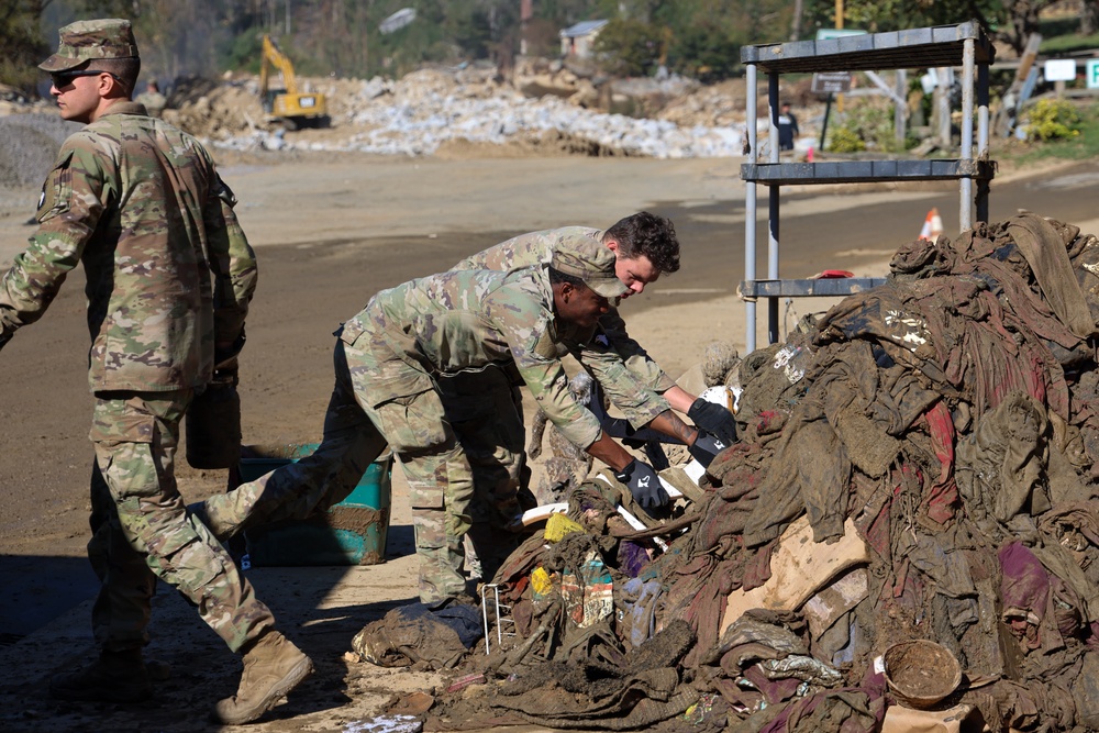 101st Airborne Division Soldiers aid Chimney Rock after Hurricane Helene