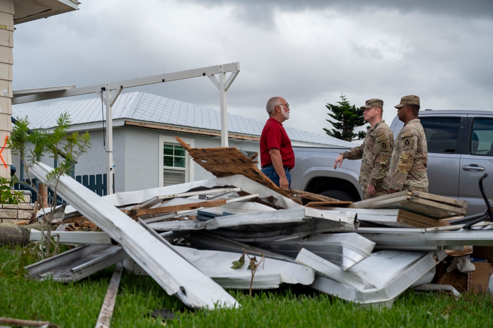 Florida Guard delivers supplies to senior communities devastated by Milton