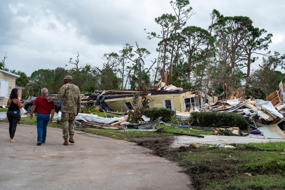 Florida Guard delivers supplies to senior communities devastated by Milton