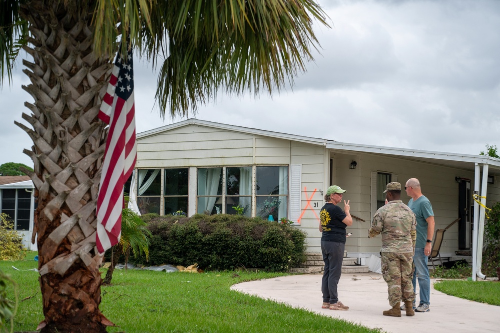 Florida Guard delivers supplies to senior communities devastated by Milton