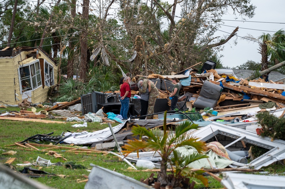 Florida Guard delivers supplies to senior communities devastated by Milton